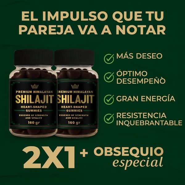 GOMAS SHILAJIT PREMIUM 👑 2X1 -  SOLO REYES