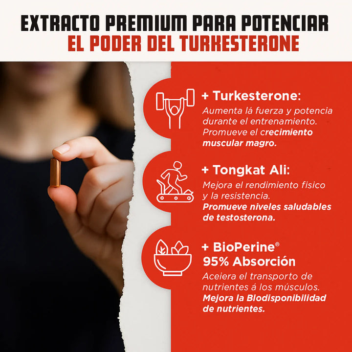💥 TURKESTERONE® - 💪🏻 SUPLEMENTO NATURAL IMPORTADO 🇺🇸 (VIRAL EN TIKTOK).